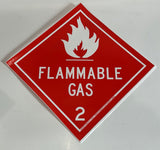Label - Removable Flammable Gas 2 Sheets