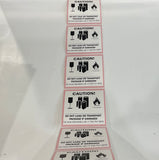Label - Caution Lithium Ion Battery