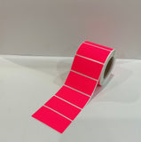 Fluoro Label - 100mm x 50mm Fluoro Labels