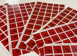 Label - Flammable Gas 2 Sheets