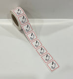 Label - Corrosive Warning