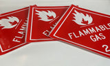 Label - Removable Flammable Gas 2 Sheets