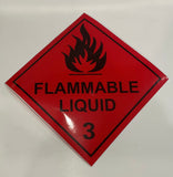 Label - Flammable Liquid 3