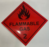 Label - Flammable Gas 2