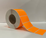 Fluoro Label - 100mm x 50mm Fluoro Labels