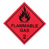 Label - Flammable Gas 2