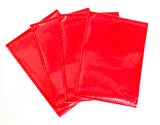 Invoice Sleeve - Red - 125mm x 175mm (box)